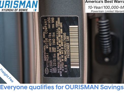 New 2025 Hyundai Elantra Limited w/ Cargo Package image 35