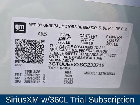 Used 2025 GMC Sierra 1500 AT4 w/ AT4 Premium Package AWD/4WD image 11