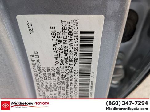 Used 2022 Honda Accord EX-L image 41