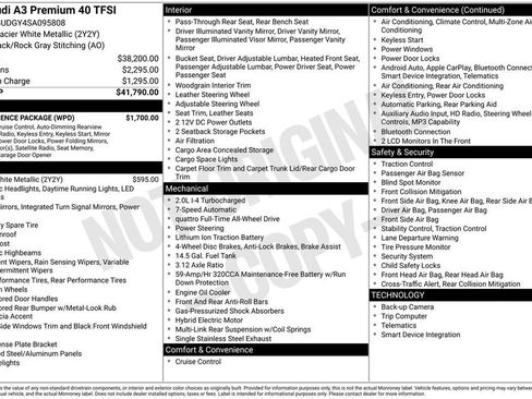Used 2025 Audi A3 2.0T Premium w/ Convenience Package image 3