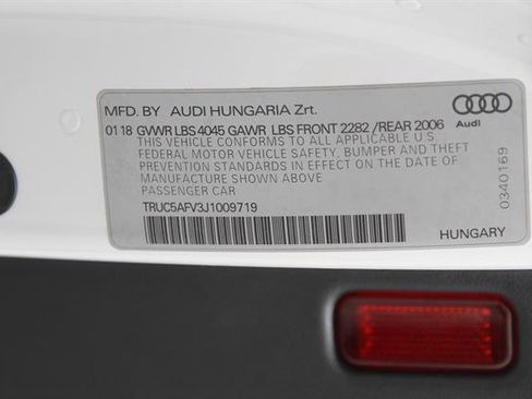 Used 2018 Audi TT 2.0T AWD/4WD image 22