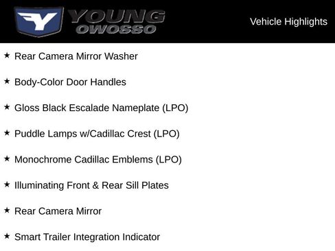 Used 2024 Cadillac Escalade Sport w/ LPO, ONYX Package AWD/4WD image 7