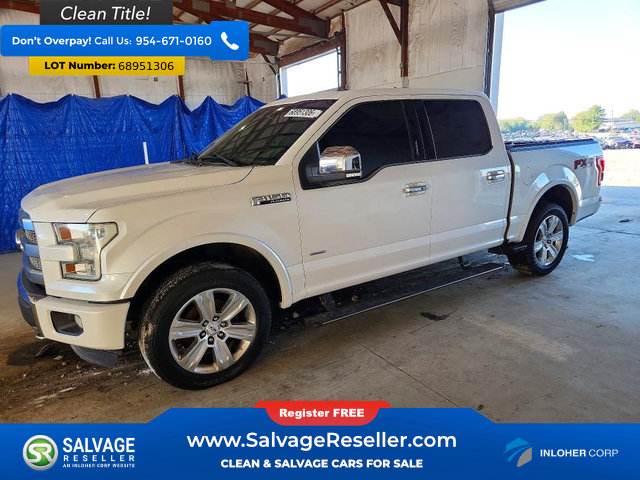 Used 2015 Ford F150 Platinum w/ Equipment Group 701A Luxury AWD/4WD image 1
