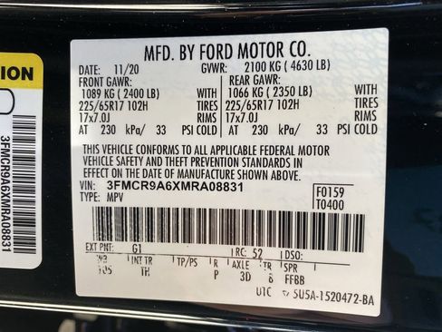 Certified 2021 Ford Bronco Sport Base image 46