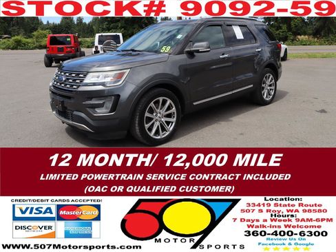 Used 2017 Ford Explorer Limited AWD/4WD image 2