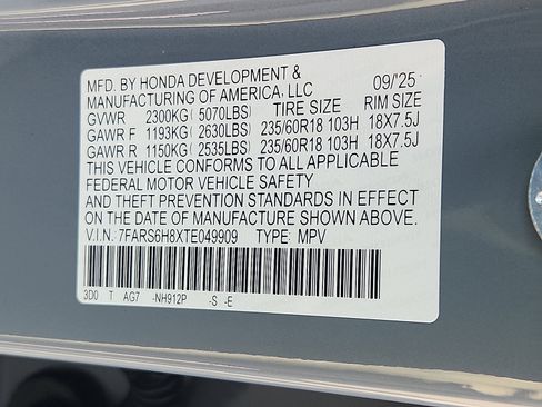 New 2026 Honda CR-V Sport-L image 17