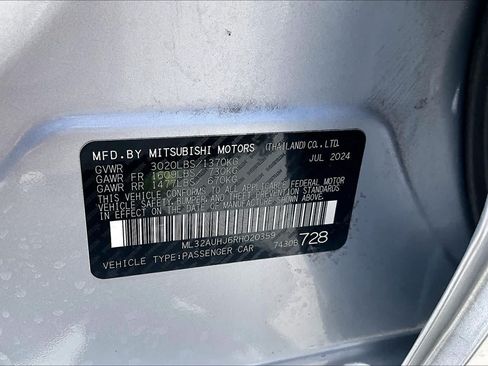 Used 2024 Mitsubishi Mirage ES FWD image 32