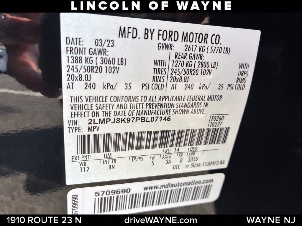 Certified 2023 Lincoln Nautilus Reserve AWD/4WD image 31