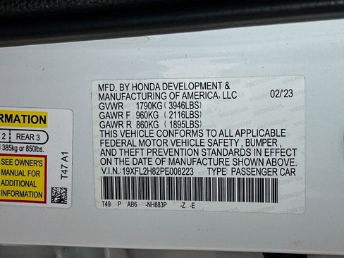 Used 2023 Honda Civic Sport image 12