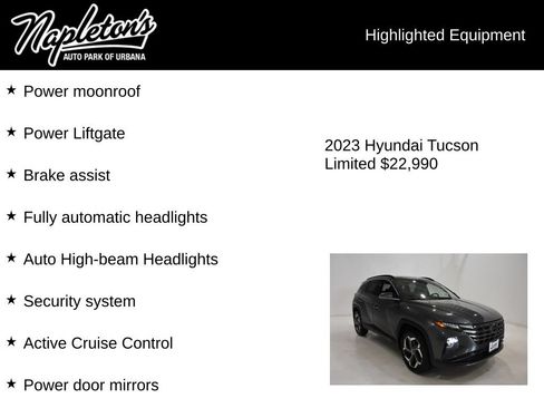 Used 2023 Hyundai Tucson Limited AWD/4WD image 16