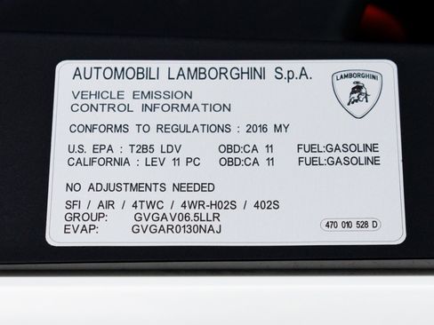 Used 2016 Lamborghini Aventador LP 750-4 Superveloce AWD/4WD image 86