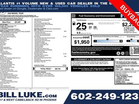 Used 2020 Alfa Romeo Stelvio w/ Nero Edizione RWD image 1