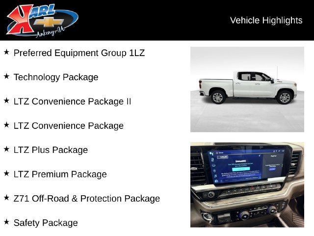 Certified 2025 Chevrolet Silverado 1500 LTZ w/ LTZ Premium Package AWD/4WD image 2