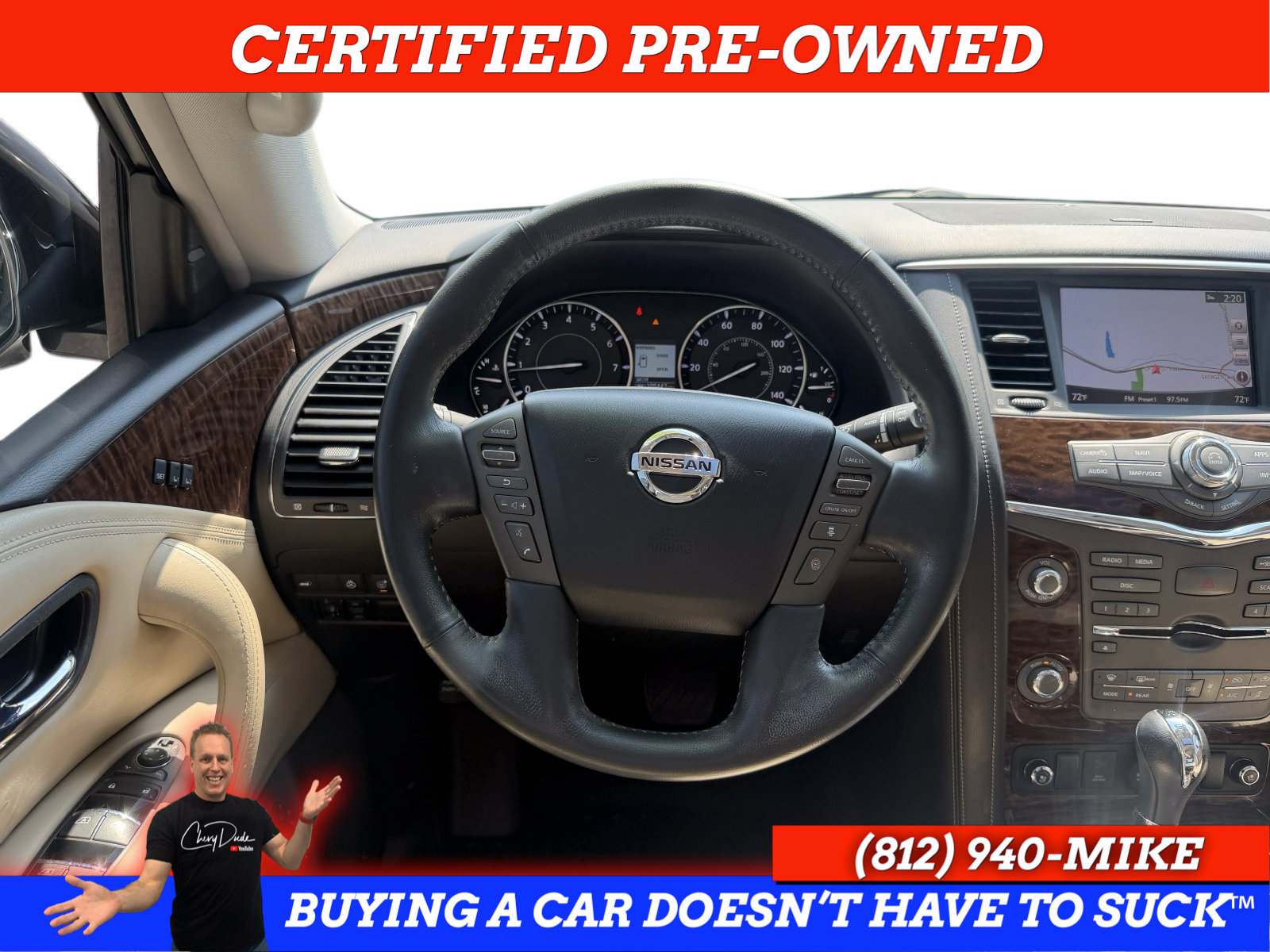 Used 2018 Nissan Armada Platinum w/ Captain Seat Package AWD/4WD image 16
