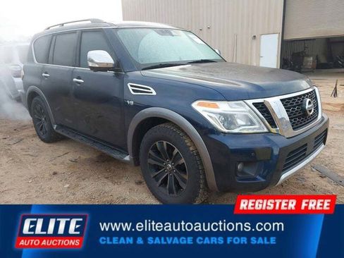 Used 2018 Nissan Armada Platinum w/ Captain Seat Package image 2