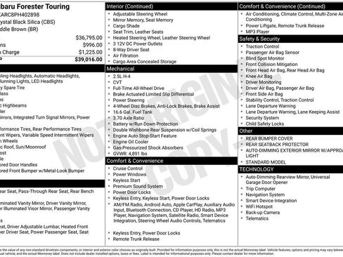 Used 2023 Subaru Forester Touring image 19