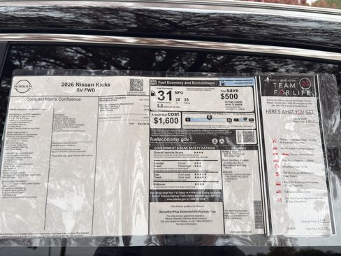 New 2026 Nissan Kicks SV image 12