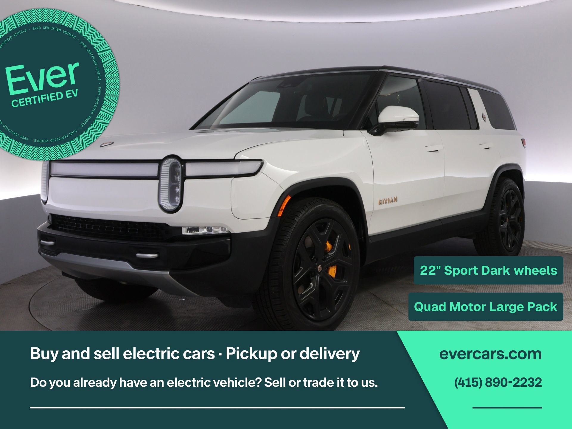 Used 2023 Rivian R1S Adventure Quad AWD/4WD image 1