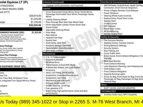 Used 2019 Chevrolet Equinox LT w/ Driver Convenience Package AWD/4WD image 26