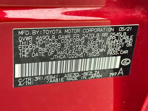 Used 2021 Lexus IS 300 w/ Comfort Package image 21