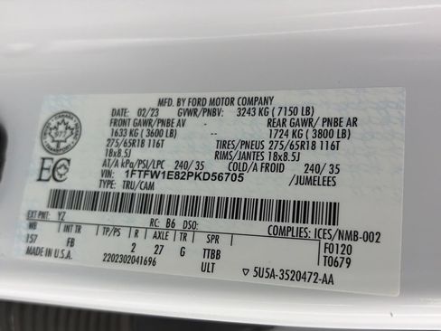 Certified 2023 Ford F150 XLT w/ Equipment Group 302A High AWD/4WD image 9