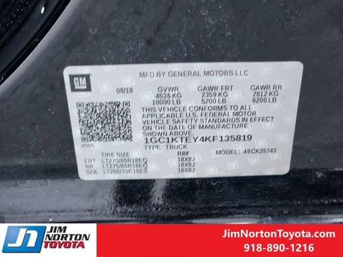 Used 2019 Chevrolet Silverado 2500 LTZ w/ Duramax Plus Package AWD/4WD image 33