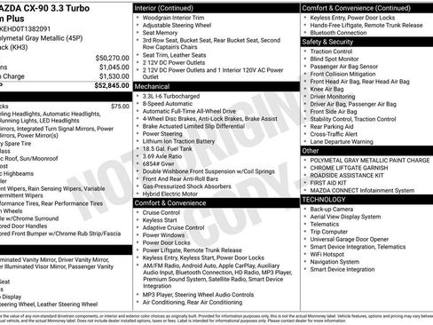 New 2026 MAZDA CX-90 3.3 Turbo w/ Premium Plus Pkg image 36