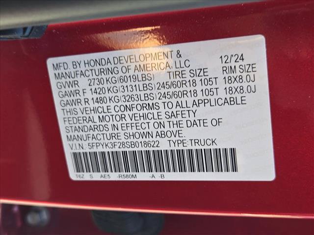 Used 2025 Honda Ridgeline Sport+ image 14