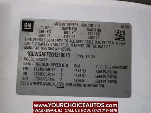 Used 2016 Chevrolet Express 2500 image 44