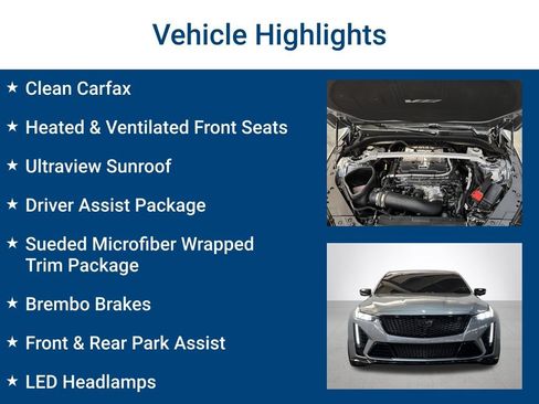 Used 2023 Cadillac CT5 V Blackwing w/ Driver Assist Package RWD image 3