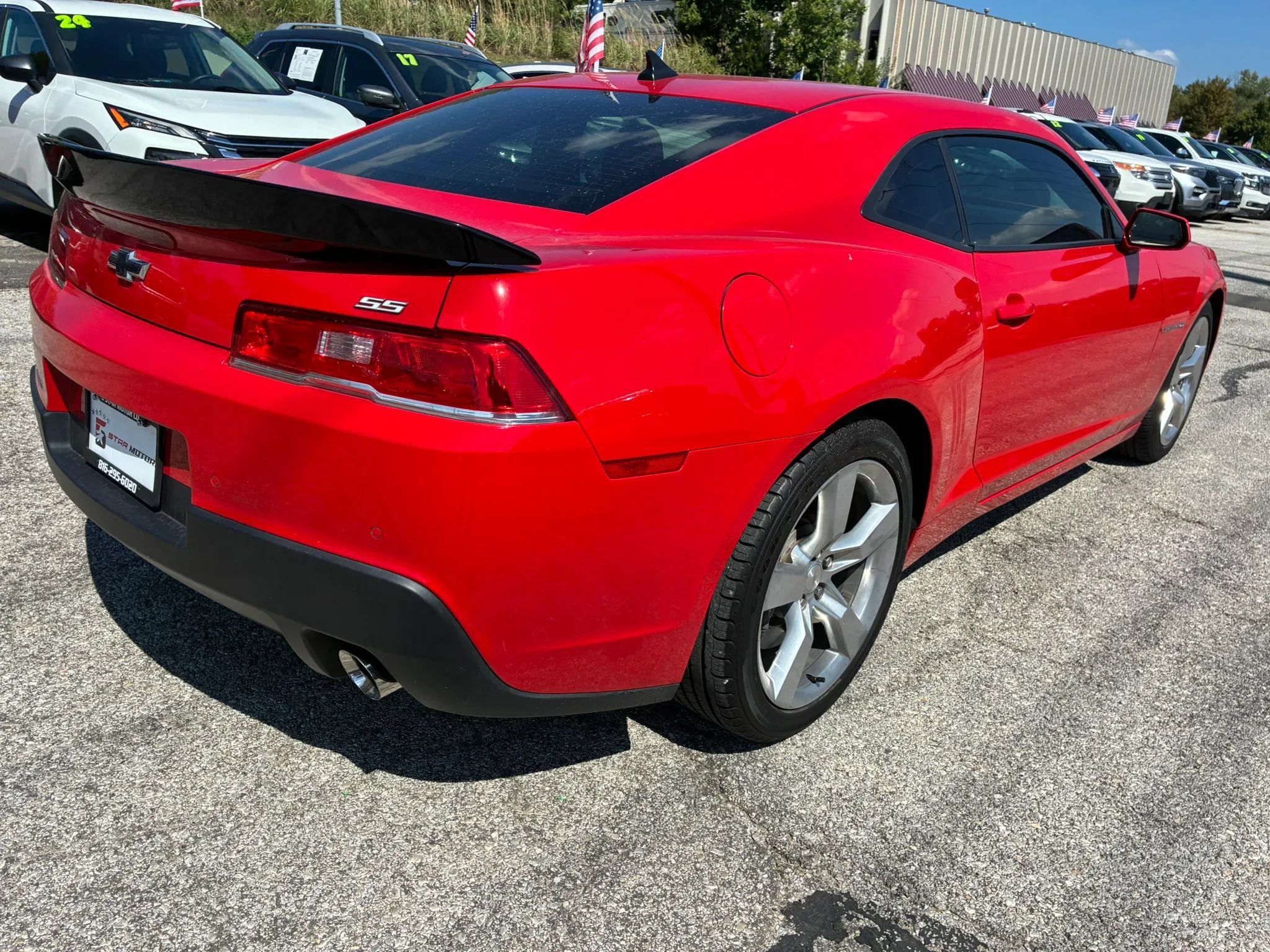 Used 2015 Chevrolet Camaro SS w/ LPO, Red Appearance Package RWD image 4