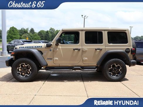 Used 2022 Jeep Wrangler Unlimited Rubicon 4xe w/ Steel Bumper Group AWD/4WD image 3