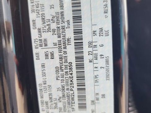 New 2025 Ford F150 STX w/ Equipment Group 200A image 34