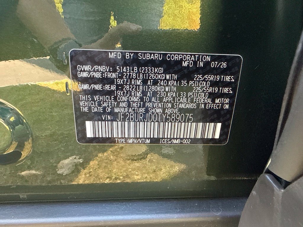 New 2026 Subaru Outback Touring XT AWD/4WD image 29