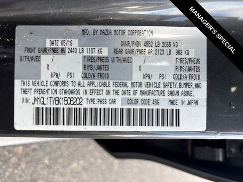 Used 2019 MAZDA MAZDA6 Grand Touring image 30