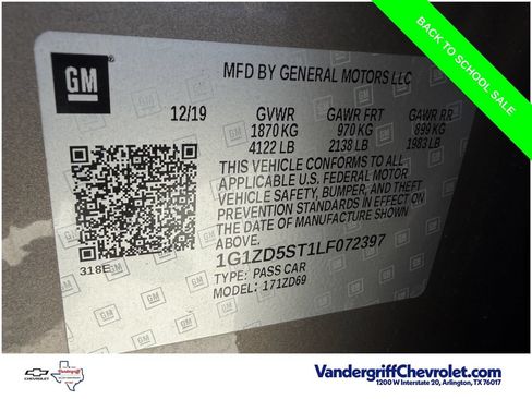 Used 2020 Chevrolet Malibu LT FWD image 28