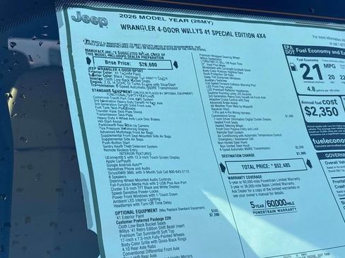 New 2026 Jeep Wrangler Willys image 5