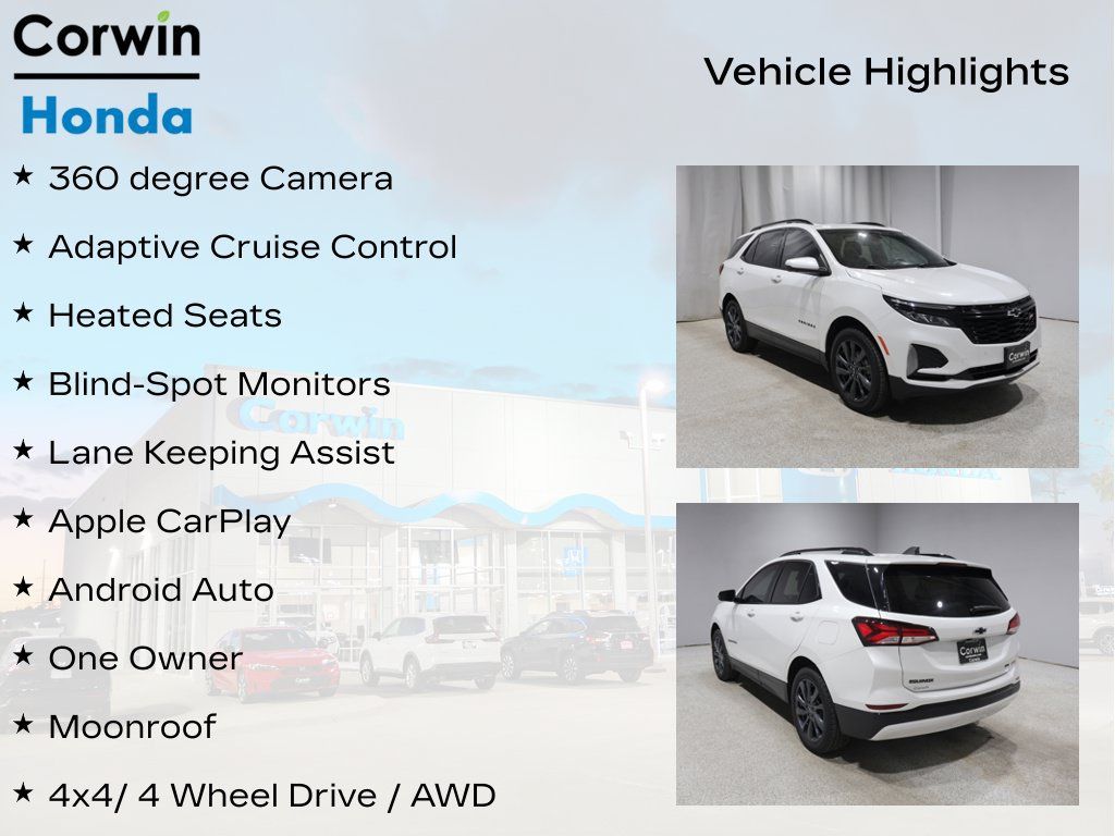 Used 2024 Chevrolet Equinox RS w/ RS Leather Package AWD/4WD image 11