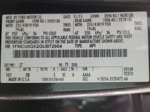 Used 2016 Ford Escape SE w/ SE Chrome Package FWD image 33