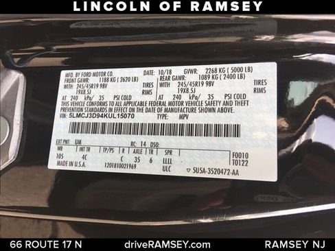 Used 2019 Lincoln MKC Reserve w/ MKC Climate Package image 27