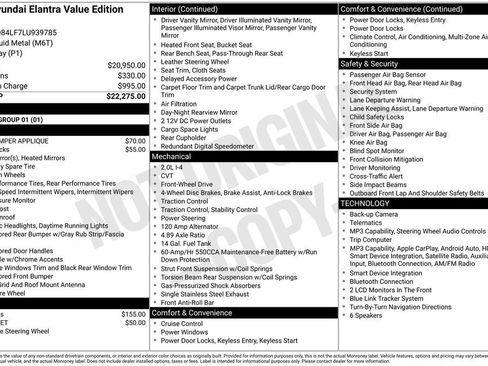 Used 2020 Hyundai Elantra Value Edition FWD image 7