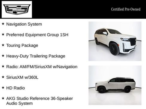 Certified 2022 Cadillac Escalade Sport Platinum w/ Heavy-Duty Trailer Package image 4