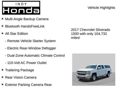 Used 2017 Chevrolet Silverado 1500 LT w/ All Star Edition AWD/4WD image 7