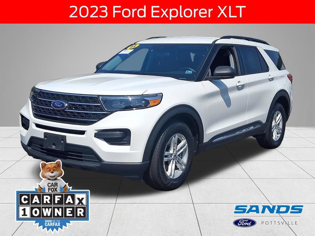 Certified 2023 Ford Explorer XLT w/ Class IV Trailer Tow Package AWD/4WD 360° Tour