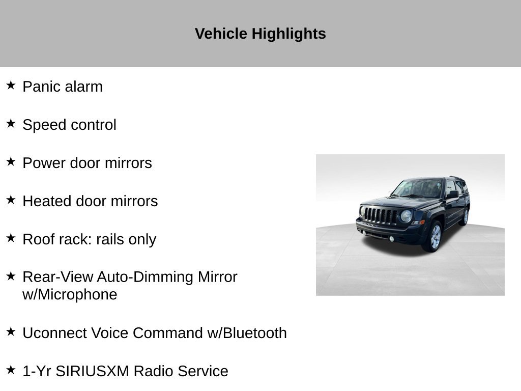 Used 2014 Jeep Patriot Latitude FWD image 36