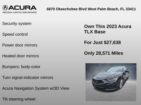 Used 2023 Acura TLX w/ Technology Package image 36