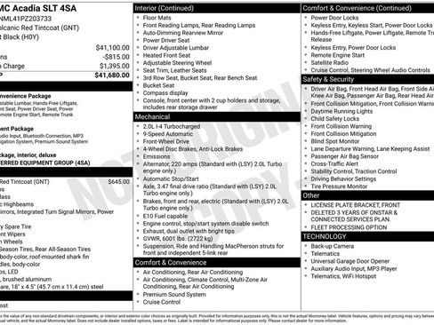 Used 2023 GMC Acadia SLT FWD image 45