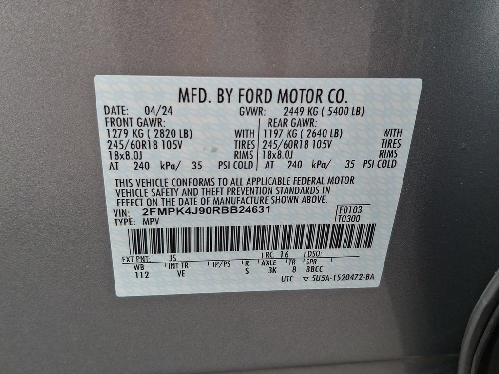 Used 2024 Ford Edge SEL w/ Convenience Package AWD/4WD image 29