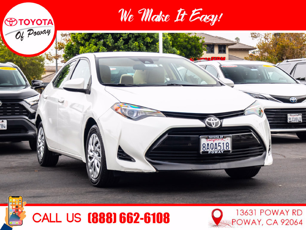 Used 2017 Toyota Corolla LE w/ Carpet Mat Package (TMS) FWD image 1