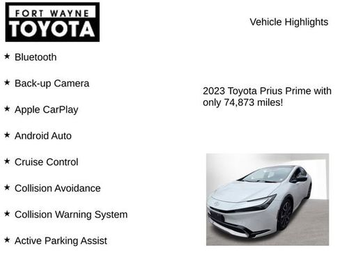 Used 2023 Toyota Prius Prime FWD image 8